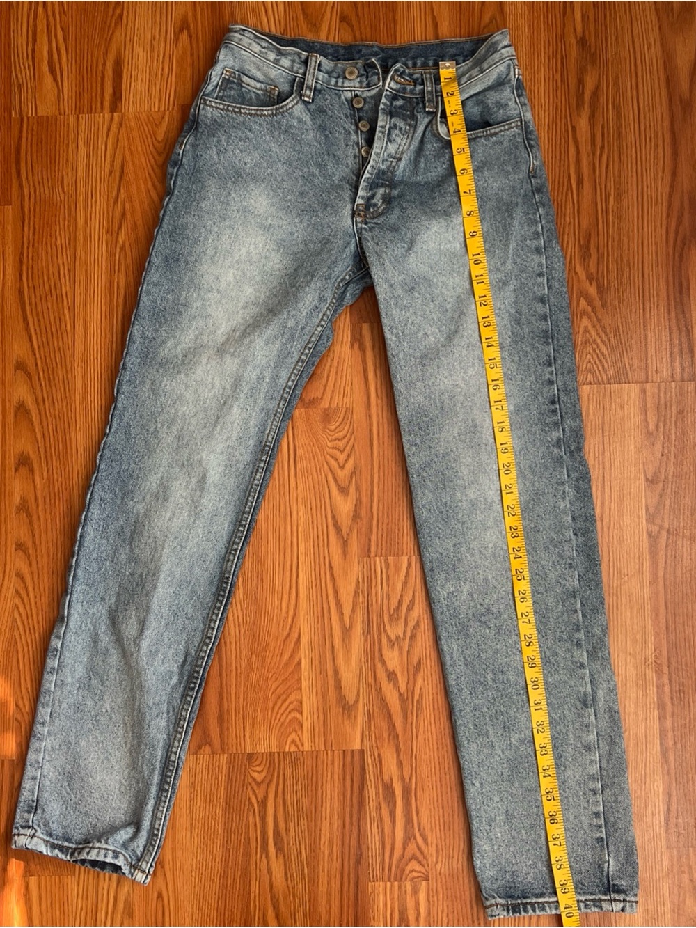 Brandy Melville Vintage Light-Blue Straight Leg Jeans